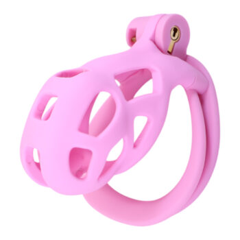 Jaula de Castidad Cobra Snake Pink Nano