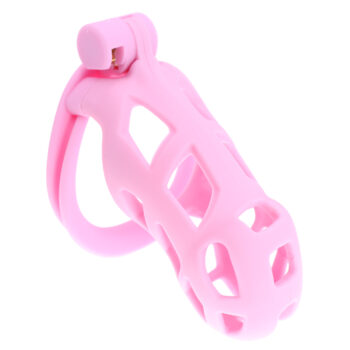 Jaula De Castidad Cobra Snake Pink Estándar