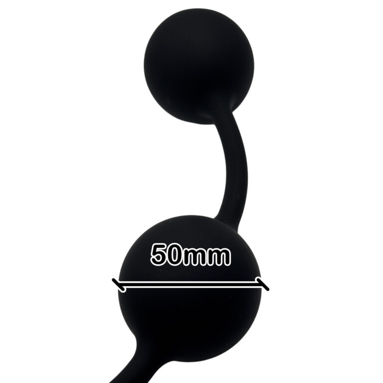 Plug Anal de Cuentas de 50mm para BDSM