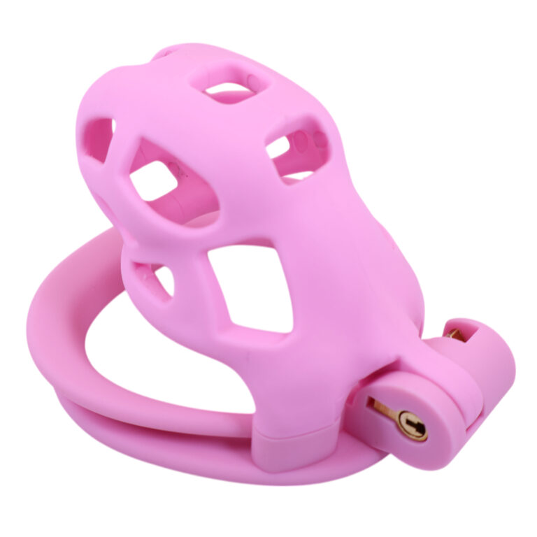 Jaula de Castidad Cobra Snake Pink Nano