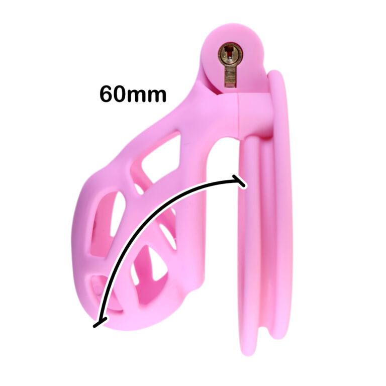 Jaula de Castidad Cobra Snake Pink Nano