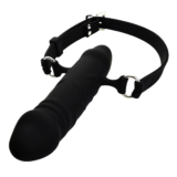 Mordaza Deep Throat Doble de Silicona